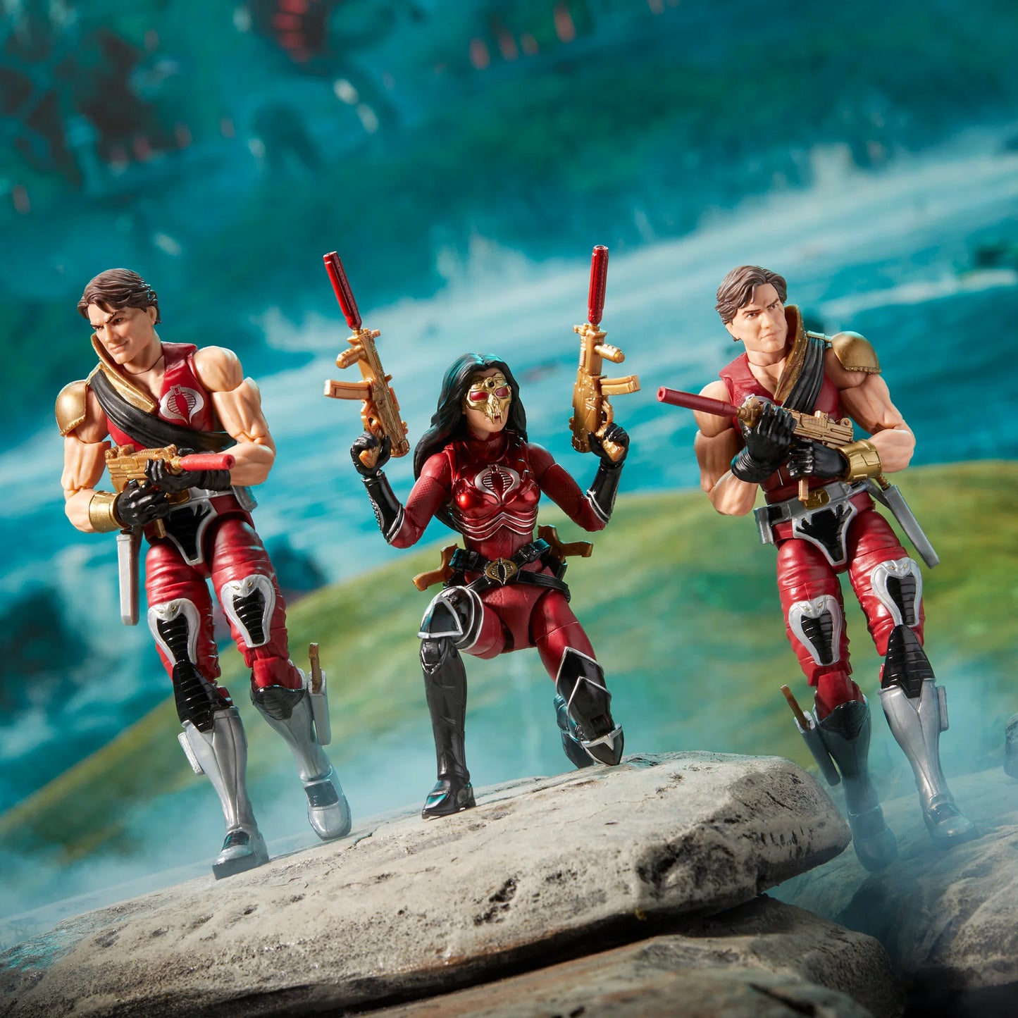 G.I. Joe Classified Series Crimson Strike Team: Baroness, Tomax, & Xamot